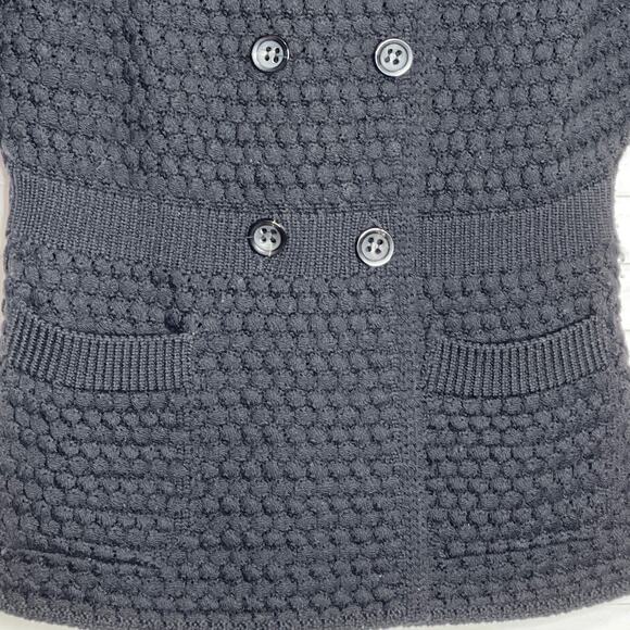 Piazza Sempione Black Knit Short Sleeve Sweater Size IT40/SM - Picture 8 of 11